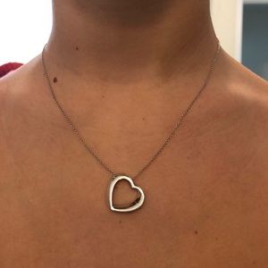 Authentic Tiffany & co heart necklace